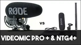 Rode VideoMic Pro Plus vs Rode NTG4 Plus