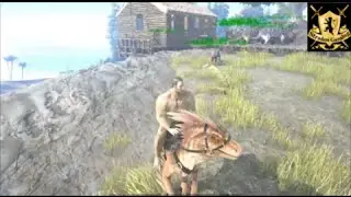 ARK: Survival Evolved -  Raptor Tame, Barn Building, Carbonemys Tame - E6 ( Gameplay )