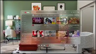 Apple Vision Pro Youtube Design in Figma | Spatial Design is future #apple #visionpro #figma