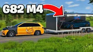 Taking Delivery of the CLEANEST BMW M4 G82 Build in BeamNG Drive