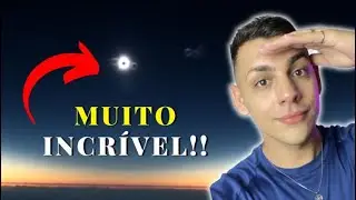 COMO é o ECLIPSE SOLAR VISTO DO AVIÃO?!!