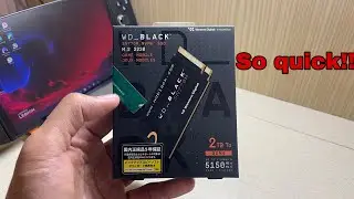 Unboxing and Speed Test of WD-BLACK SN770M NVMe™