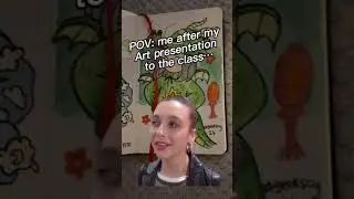 me after sharing my art to the class... 