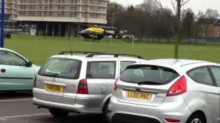 Met Police, India 99 Helicopter landing and taking off at Hendon Police College! HD