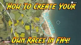 HOW TO CREATE YOUR OWN RACES IN Forza Horizon 4! How To Use The New Route Creator? Guide!