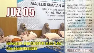 Juz 5 | Bu Nyai Hj. Umi Azizah Ahmad, S.Ag. dan Santri Krapyak - Yogyakarta