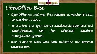 LibreOffice Base    Creating Database Objects