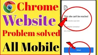 How to fix this site can't be reached Error on Android mobile. Google Chrome this can't be reached.