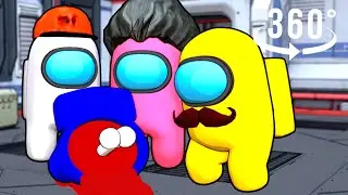 Among Us Animation 360° VR 3D Parody. Scary Teacher, Siren Head Impostor| ACGame Animations