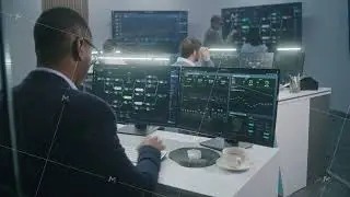 IT engineer analyzes blockchain network map