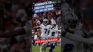 TREVON DIGGS ✭ #COWBOYS CB’s 1ST INTERCEPTION OF 2024! 🔥 He’s Back From Torn ACL #Highlights 👀#NFL