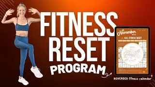November Follow Along Fitness Calendar : FALL FITNESS RESET!