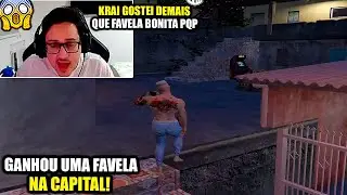 MERECIDO DEMAIS!🤩👏REAÇÃO DO BLAU BLAU AO GANHAR UMA FAVELA NA CAPITAL! GTARP