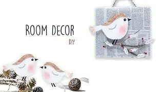 Newspaper Wall Hanging | Wall Decor Ideas |  Newspaper Art