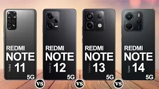 Redmi Note 11 vs Note 12 vs Note 13 vs Note 14 – Full Specs Comparison! 📱🔥