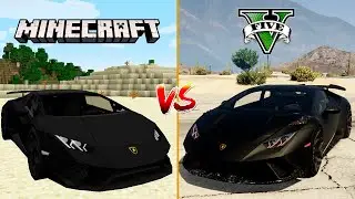 MINECRAFT Lamborghini Novitec Huracan vs GTA 5 Lamborghini Novitec Huracan - Which is Best?