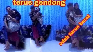 prank‼️ minta gendong pake selendang