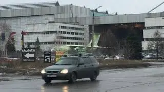 Ил 76, выкатка из сборочного цеха. Ульяновск, авиационный завод Авиастар.