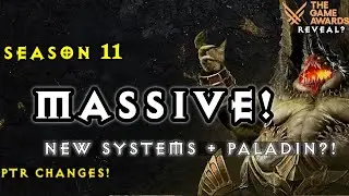 Diablo 4 Season 11 Is MASSIVE – All Changes, New Systems & Game Awards Reveal?