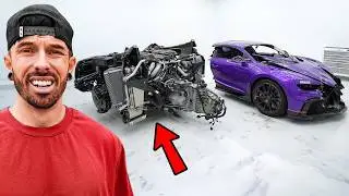 I MADE A BIG MISTAKE FIXING THE WRECKED BUGATTI CHIRON