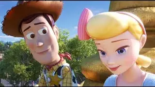 Toy story 4 Woody & Bo go to the antique store