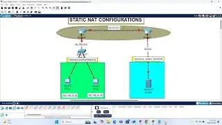 CCNA : Static NAT Configuration Using Cisco packet tracer| How to Configure Static Nat | Day 40