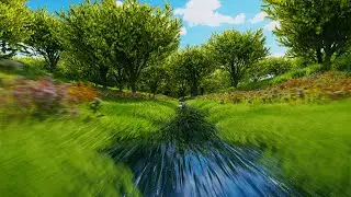ABSTRACT Nature Video -* FLY * SPRING Animation Background Video Loop HD