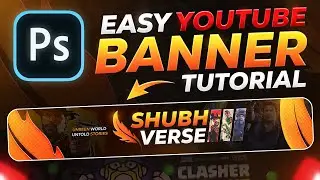 YouTube Banner Photoshop Tutorial | Gaming Channel Art Tutorial