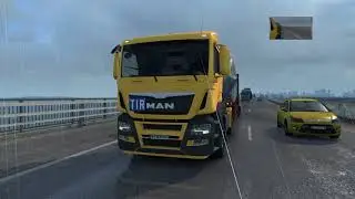 В рейс на MAN TGS Euro 6 (Euro Truck Simulator 2).