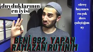 39-) İŞE YARAMAMA İHTİMALİ OLMAYAN RAMAZAN RUTİNİM | RAMAZANDA YKS NASIL ÇALIŞILIR ? | #yks
