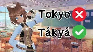Hvordan uttale japansk riktig // Japansk for nybegynnere del 1