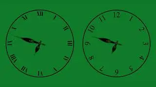 green screen time clock free to use