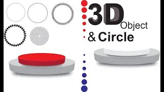 How to Draw Circle shape & 3d Shape in Corel Draw HIndi