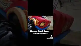 Monster Truck Bouncy Castle & slide.New for 2024.