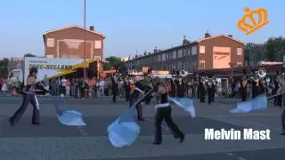 Koninginnedag 2011 Zwijndrecht Us cars Braderie Taptoe Wagenveld Showband Jong Holland  Vuurwerk