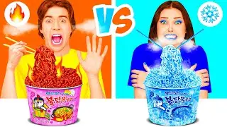 Холодная или Горячая Еда Челлендж | Смешные ситуации с едой от HAHANOM Challenge