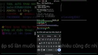 Share Tool Spam Sms Vip Spam Call Và Sms  Đã Fix Hoàn Toàn Và Chạy Được