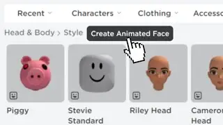 YOU CAN CREATE AN ANIMATED FACE ON ROBLOX 😎