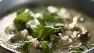 Сливочный суп с грибами