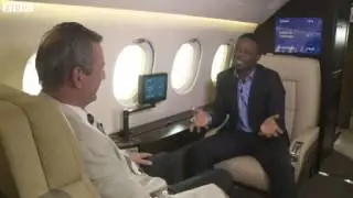 Inside a Nigerian private jet