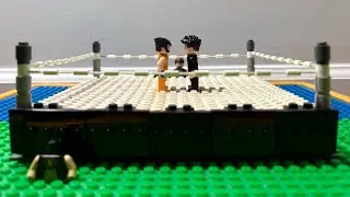 LEGO Wrestling Ring Test Stop Motion