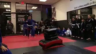 Austin Submission Fighting kids class falling and rolling
