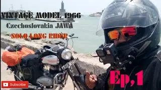 Ep,1 | VINTAGE | MODEL 1966 | Czechoslovakia | JAWA 250cc| SOLO RIDE 💥💨💨| 2000Km|