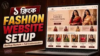 How to Create a Fashion eCommerce Website with Elementor (Backup Restore Method) 🔥