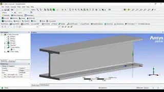 How to model a 3D I-Beam in ANSYS DesignModeler l Full Tutorial