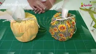 PORTA PAPEL HIGIÊNICO INDIVIDUAL SUPER FÁCIL DE COSTURAR