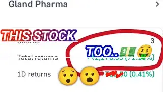 This Stock 💪😎 VERY SOLID FUNDAMENTAL| MY RETURN 💰?