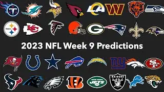 2023 NFL Week 9 Predictions