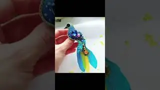 Брошь "голубка" #брошь #брошьназаказ #купитьброшь