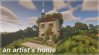 [Minecraft] An artist's humble abode 👩‍🎨🎨 | minecraft java speedbuild